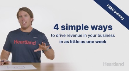 Free training for 4 simple ways to drive revenue in your business in as little as one week