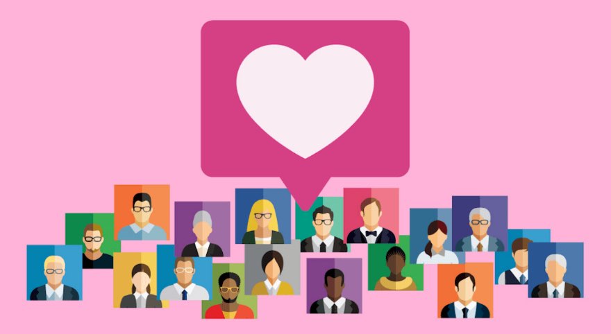 Related content icon with people illustrations