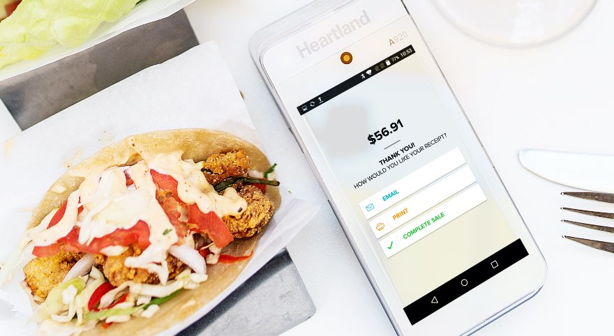 Digital wallet payment being processed
