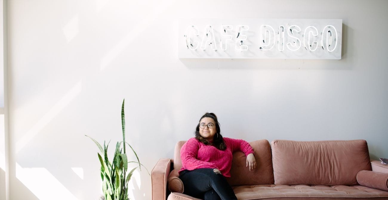 what is an ISO - woman on a couch