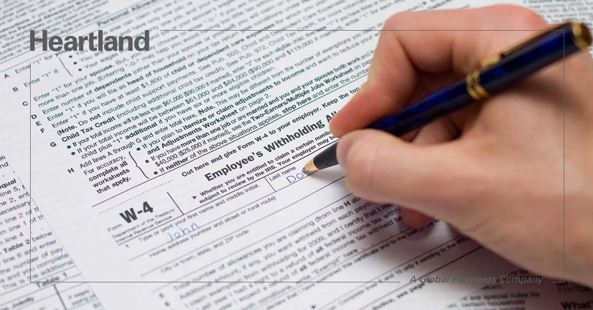 Hello new W-4. Goodbye withholding allowances.