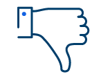 Thumbs down icon