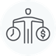 Credit card fine print icon