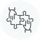 Talented employee hands icon