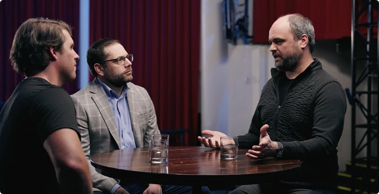 Meeting around a table