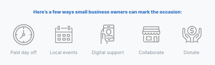 Here's a few ways business owners can mark the occasion