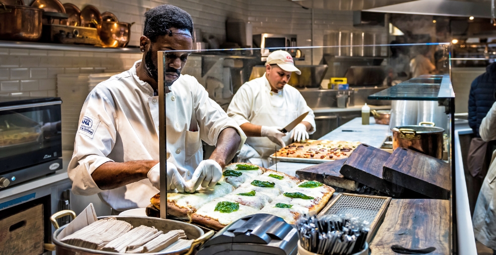 Chefs cooking